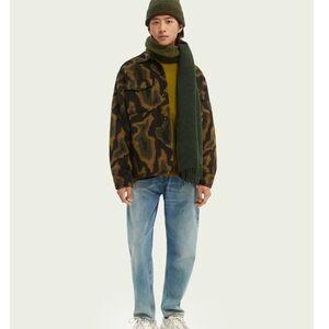 Scotch & Soda Jacquard Wool-Blend Overshirt